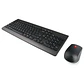 Teclado + Mouse Lenovo, Inalámbrico, Color Negro, (Kit Combo) - Miniatura 3