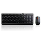 Kit Combo Teclado + Mouse Lenovo 300, Interfaz USB, Ambidiestro, Diseño elegante. - Miniatura 1