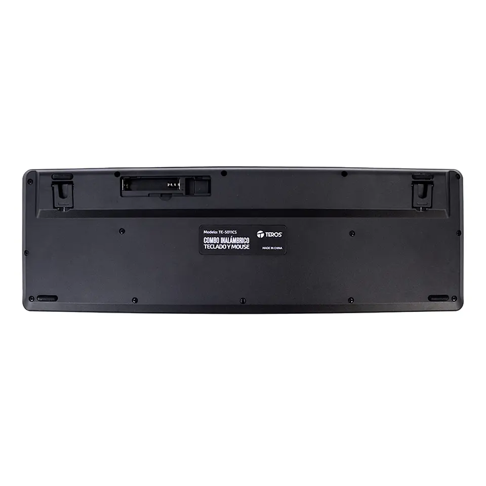 Kit inalámbrico teclado + mouse TEROS TE-5011CS, 2.4GHz, 1000DPI, español, negro 4