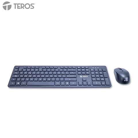 Kit Teclado + Mouse TEROS TE-5013S, negro
