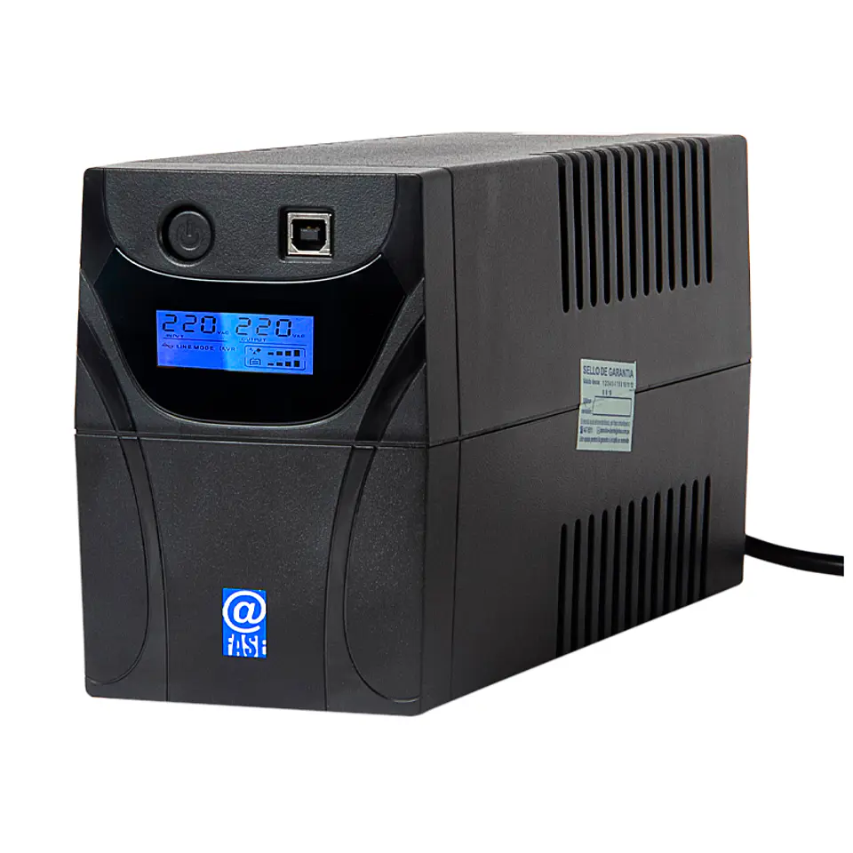 UPS Interactivo Elise @Fase, AUR-850-LCD-USB, 850VA / 480W, Puerto inteligente USB-HID. 1