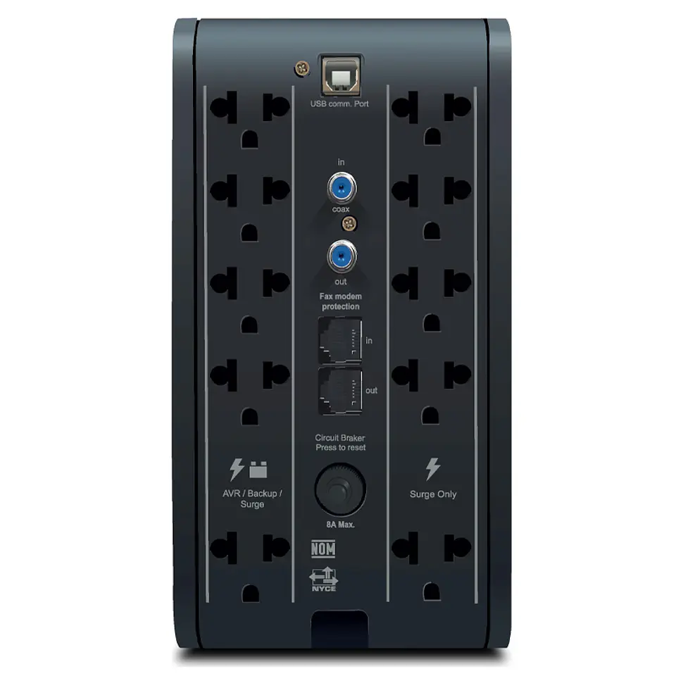 UPS Interactivo CDP (Chicago Digital Power) R-Smart 751i, 750VA / 375W 2