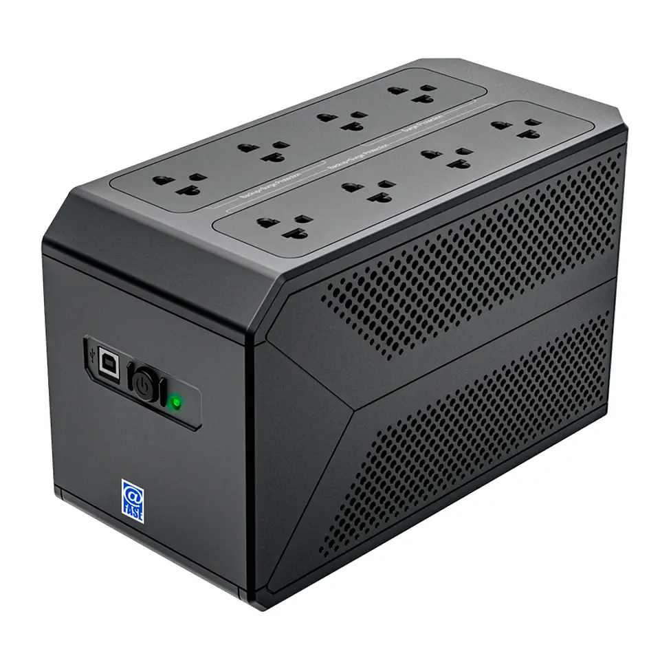 UPS Interactivo Elise Serie Power Box, 1050VA / 600W, Puerto inteligente USB-HID. 1
