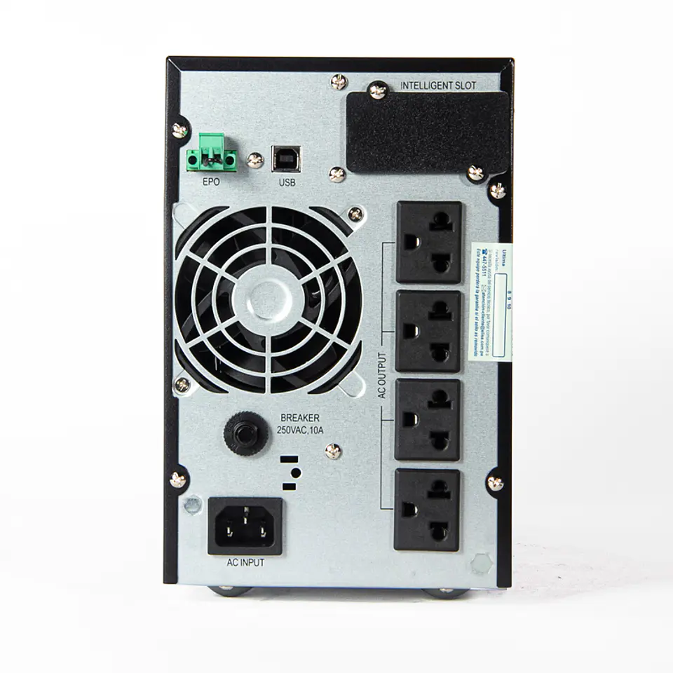 UPS Elise UDC-1K-T-G2, On-Line, 1kVA, 900W, 100V ~ 300VAC, Display LCD. 2
