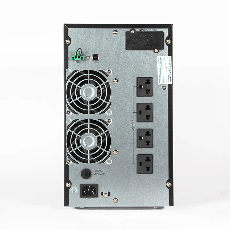 UPS Elise UDC-2K-T-G2, On-Line, 2000 VA, 1800 W, 220VAC, Monofásico con tierra, USB. 2