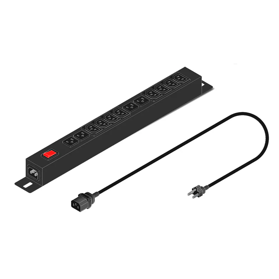 Unidad de Distribución de Energía (PDU), Modelo: PDU-H-12T-10A-4(N5-15R)-8(C13)-C14-1U 1