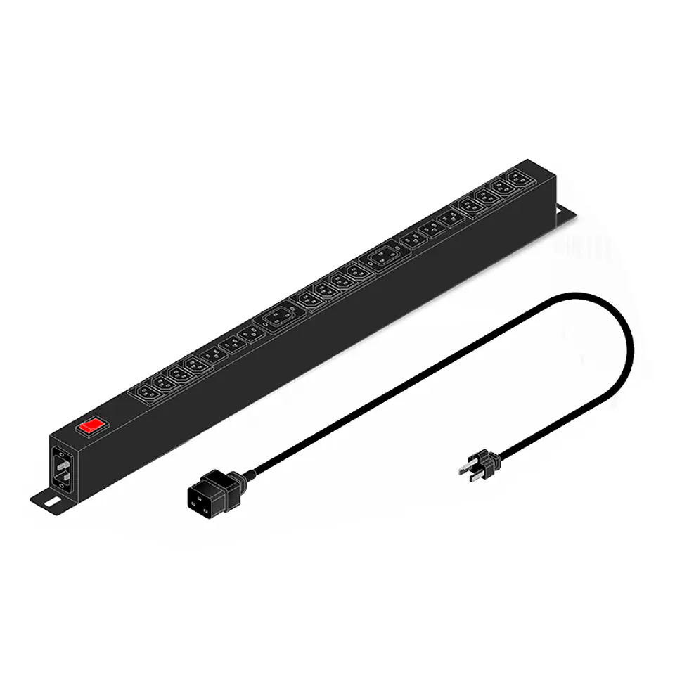 Unidad de distribución de energía ELISE, PDU-V-20T-15A-6(N5-15R)-12(C13)-2(C19)-C20-0U 1
