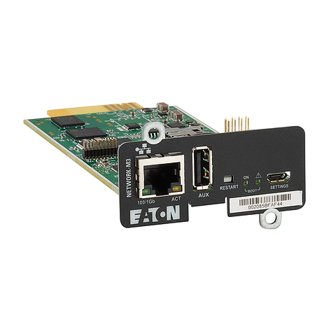 Tarjeta de Administracion de red GbE EATON, Ranura: Mini-Slot, Ethernet 10/100/1000BaseT
