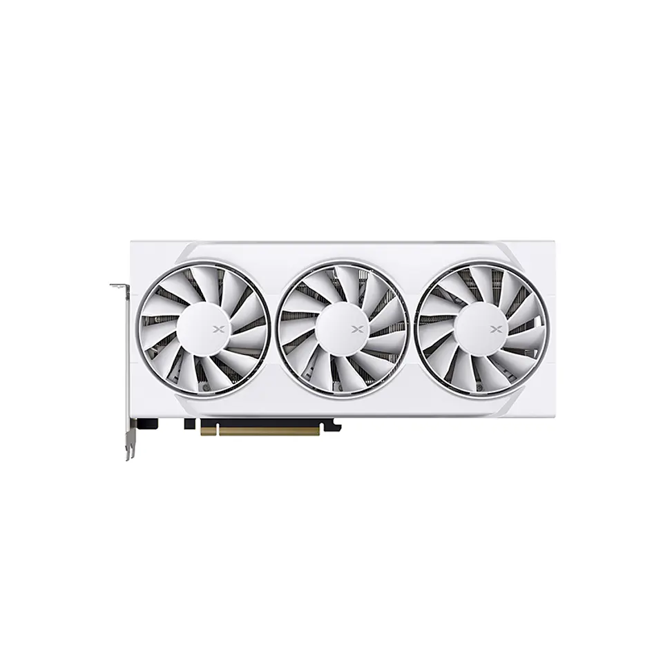 Tarjeta de video XFX Swift AMD Radeon RX 9060 XT OC White Triple Fan Gaming Edition 16GB 1
