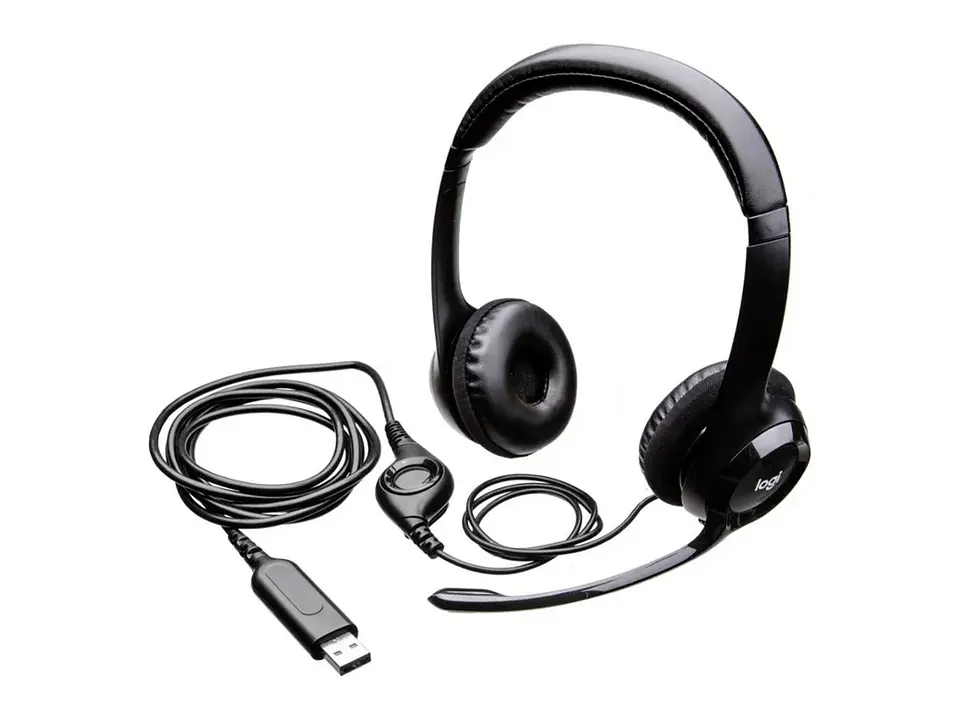 Logitech 981-000014 - Auriculares Estereo (On-Ear) con microfono H390, Interfaz USB-A, Color negro 3
