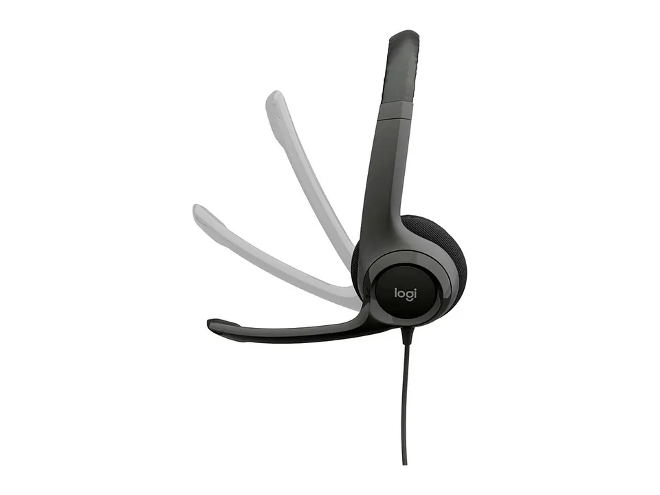 Logitech 981-000014 - Auriculares Estereo (On-Ear) con microfono H390, Interfaz USB-A, Color negro 4