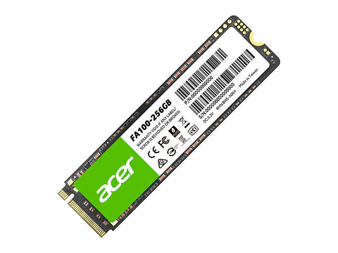 Acer BL.9BWWA.118 - Unidad en Estado Solido (SSD) FA100 256GB M.2 PCIe NVMe