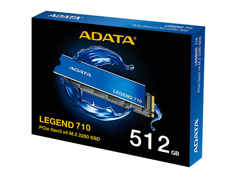 ADATA ALEG-710-512GCS - Unidad en estado solido (SSD) LEGEND 710 512GB PCIe Gen 3.0 x4 M.2 2280 1