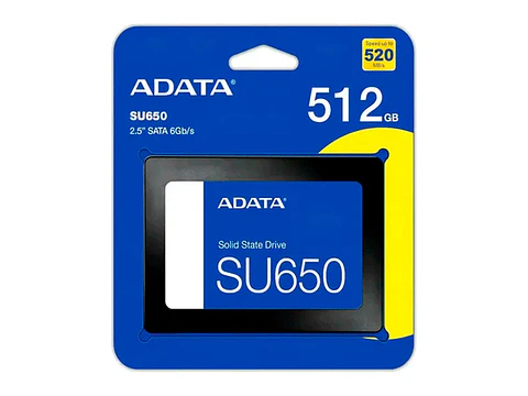 ADATA ASU650SS-512GT-R - Unidad en estado solido (SSD) Ultimate SU650 512GB SATA 6Gb/s (SATA III), 2.5", ECC