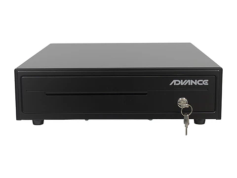 Advance ADV-6406 - Caja para efectivo, 5 ranuras, RJ11, Negro