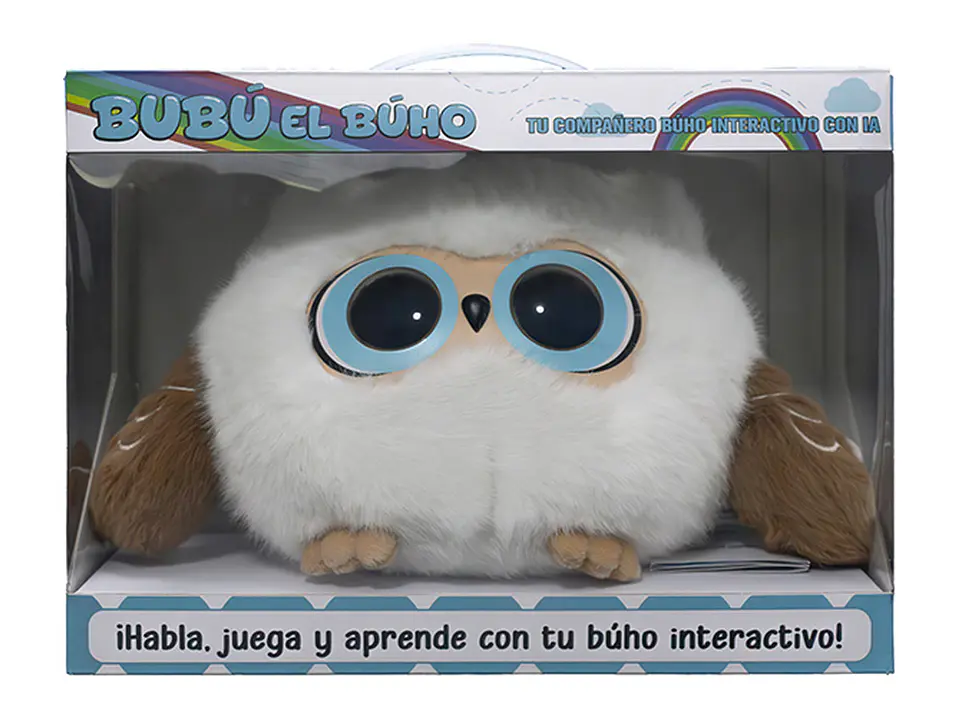 Juguete interactivo con IA Bubú el Búho ChatGPT 4o, App Tuya Smart, 1200mAh, Felpa 6
