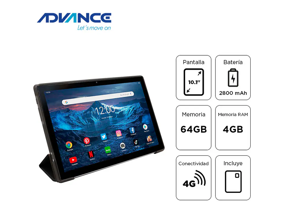 Advance ADV-SP5706 - Tablet SmartPad SP5706, 10.1