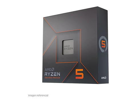 AMD 100-100000593WOF - Procesador Ryzen 5 7600X 4.7/5.3GHz, 32MB L3, 6-Core, AM5, 5nm, 105W