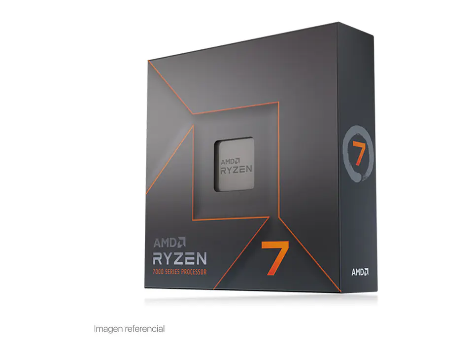 AMD 100-100000591WOF - Procesador Ryzen 7 7700X 4.5/5.4GHz, 32MB L3, 8-Core, AM5, 105W 1