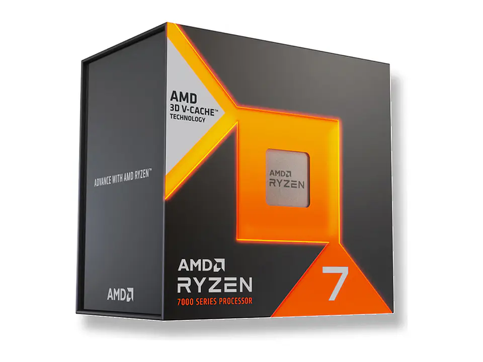 AMD 100-100002235WOF - Procesador Ryzen 7 7700X3D 4.00 / 4.50 GHz, 96MB L3 Cache, 8-Cores, 5nm, TDP: 120W 1