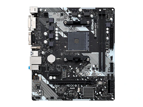 Motherboard ASROCK B450M-HDV R4.0, Chipset AMD B450, Socket AMD AM4, mATX