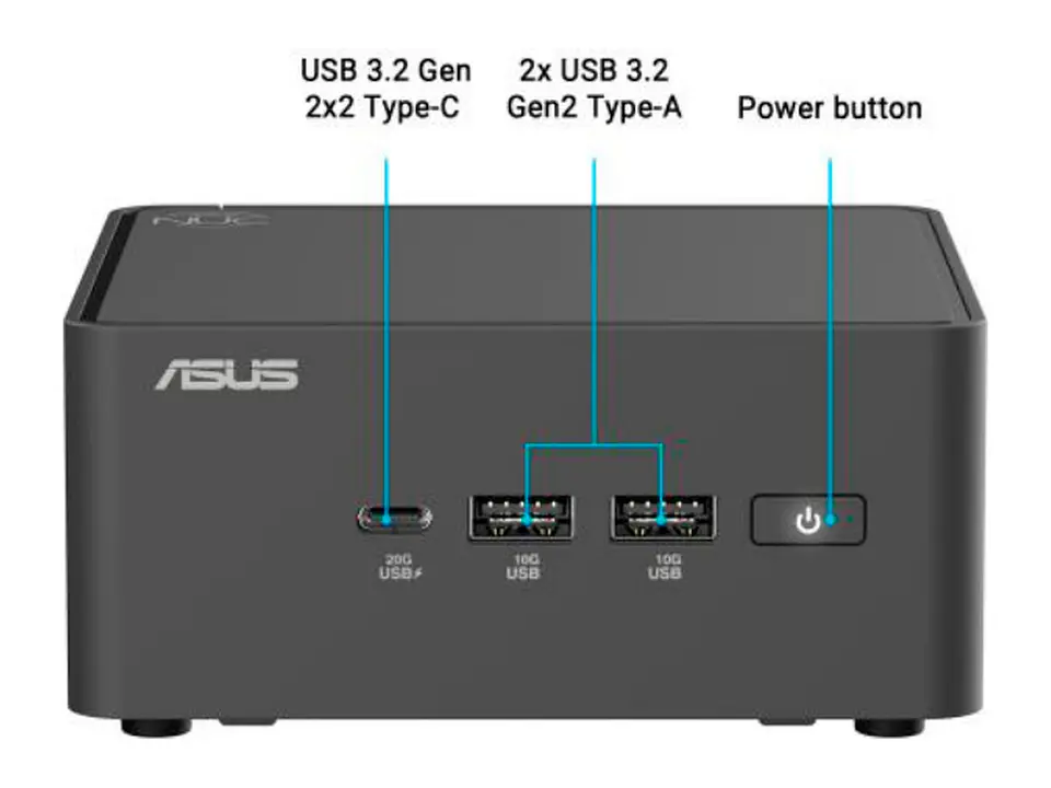 ASUS 90AR00Q2-M00230 - Barebone NUC 15 Pro, Intel Core 3 100U 1.2 / 4.7GHz/6C/8T/10MB Smart Cache 2