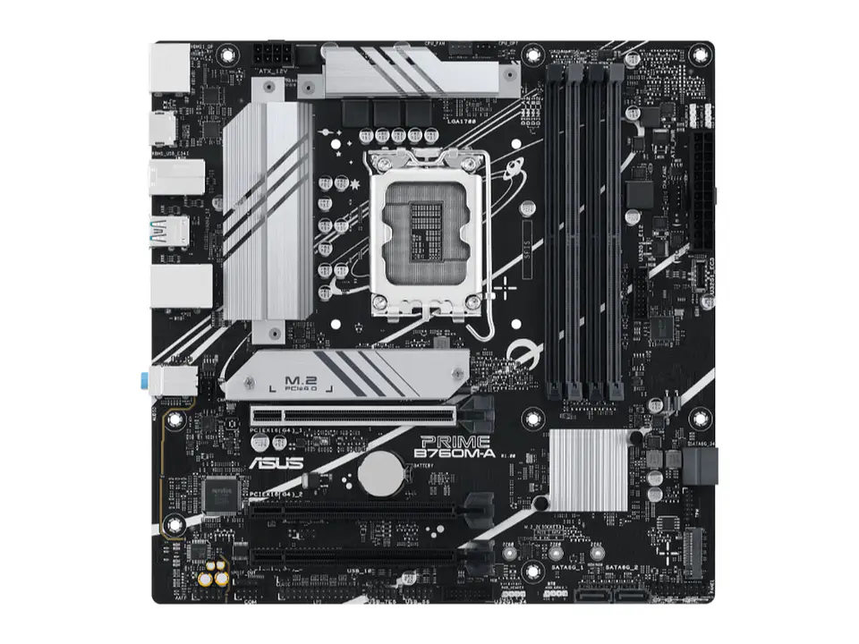 Motherboard ASUS PRIME B760M-A Chipset Intel B760, LGA1700, Micro ATX 1