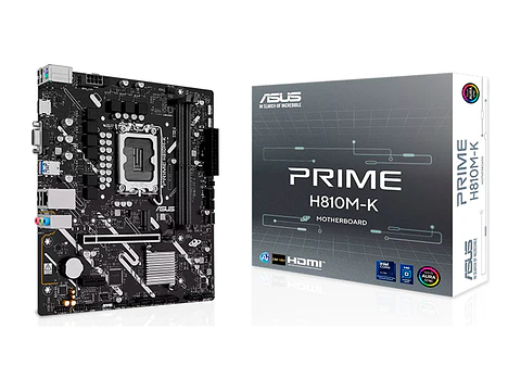 Motherboard ASUS PRIME H810M-K, Chipset Intel H810, LGA1851, VGA, DP, mATX