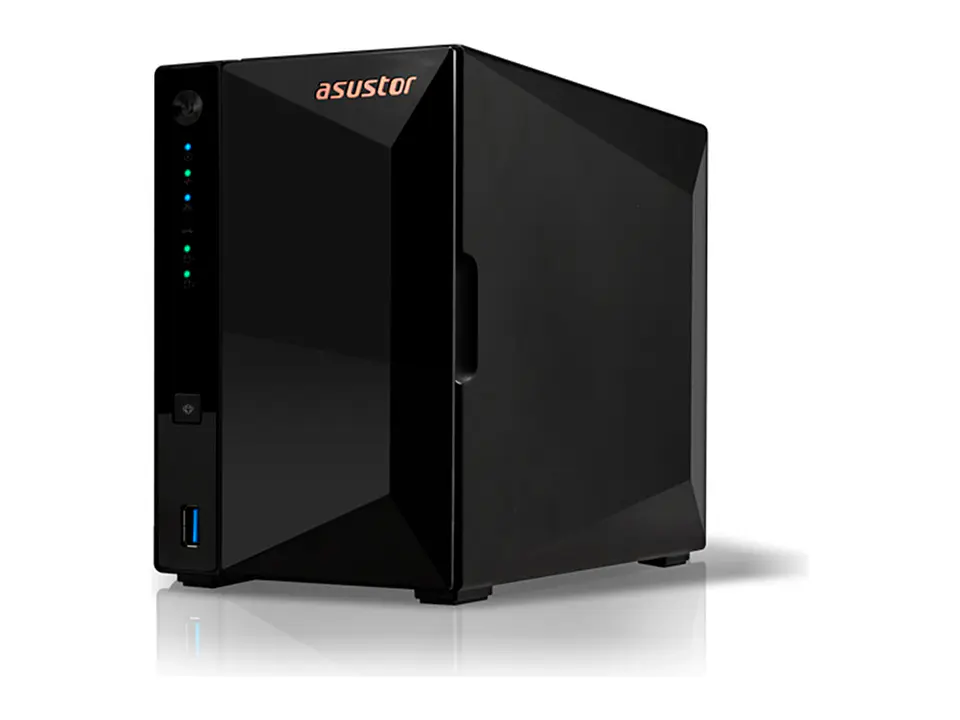 Servidor NAS ASUSTOR DRIVESTOR 2 Pro Gen2 (AS3302T v2) Realtek RTD1619B 1.7GHz/QC/2GB DDR4 1