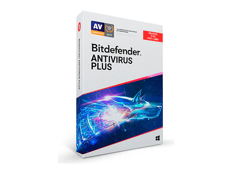 Bitdefender B11010059 - Software Antivirus Plus, Licencia para 3 PCs, por 12 Meses