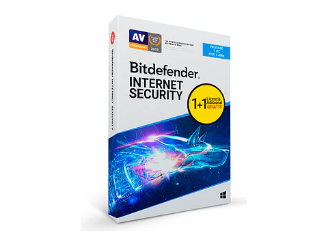 Bitdefender B11020057 - Software Internet Security, Licencia para 1PC+1 Adicional, 12 Meses