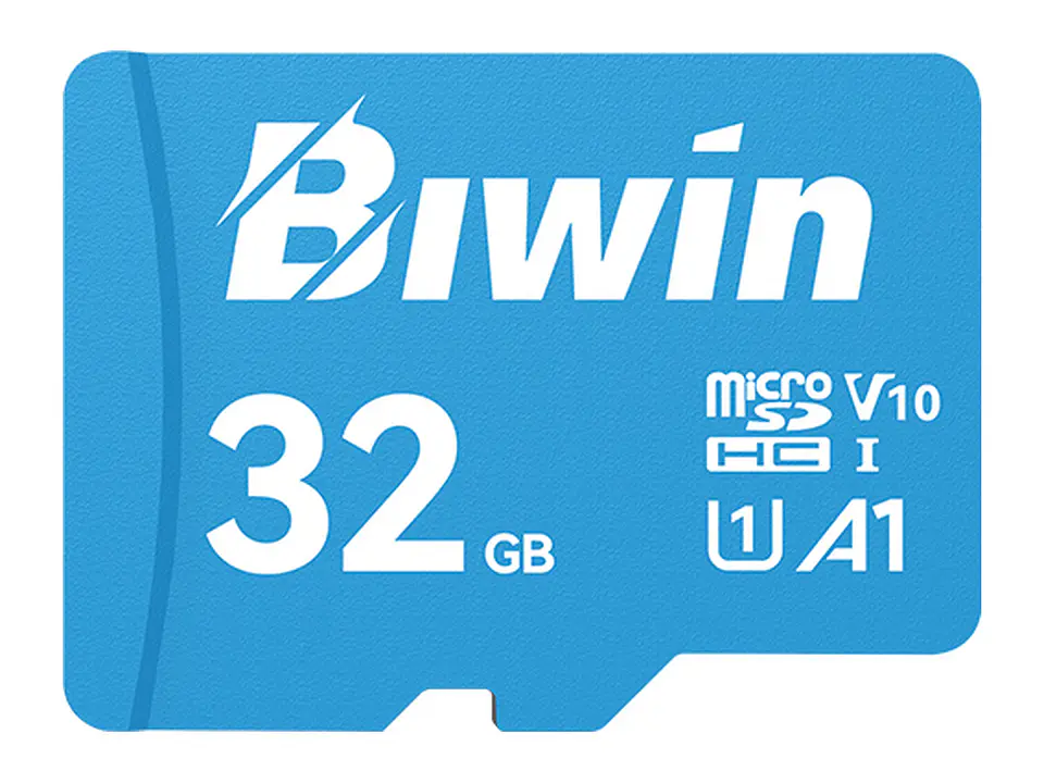 Biwin BMMS100032G-RGX - Memoria Flash microSD MS100, 32GB, Interfaz: UHS-1, C10, U1, V10, A1 1
