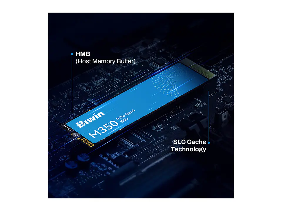 Biwin BM350NN500G-RGX - Unidad en estado Solido (SSD) M350 500GB, M.2 2280 PCIe Gen4 x4 NVMe 4