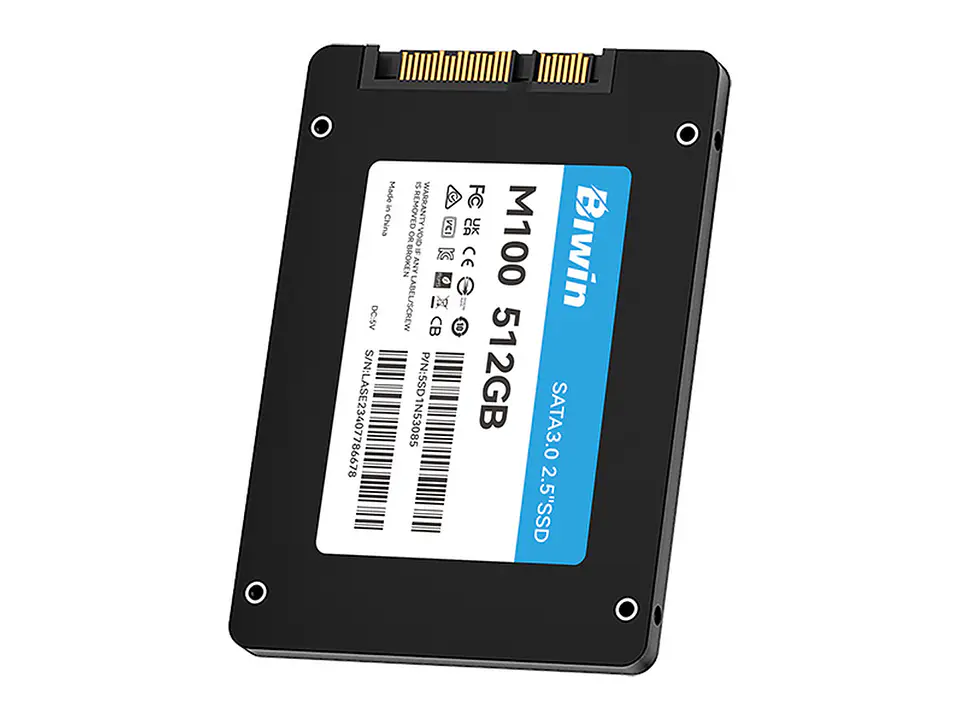 Biwin BM100NN512G-RGX - Unidad en estado solido M100, 512GB, SATA 6Gb/s, 2.5