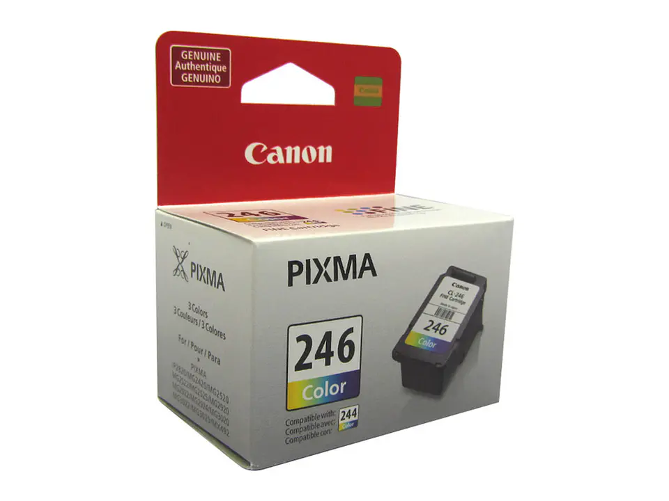 Canon CAN-8281B001 - Cartucho de tinta CL-246, Tri-Color, FINE Technology, 180 paginas 1