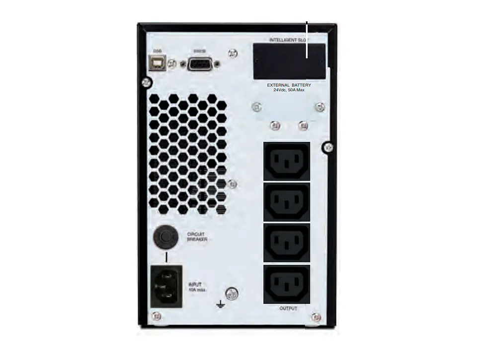 CDP UPO11-1i - UPS Online 1000VA / 900W, 230V, USB, RS232, 3-Salidas IEC-C13/14 2