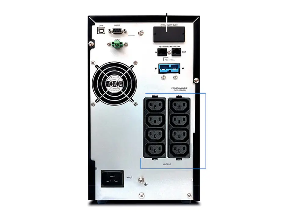 CDP UPO11-2AXI - UPS UPO11-2i(AX), On-Line, 2000VA, 2000W, 220VAC, 8 salidas IEC-C13/14 2