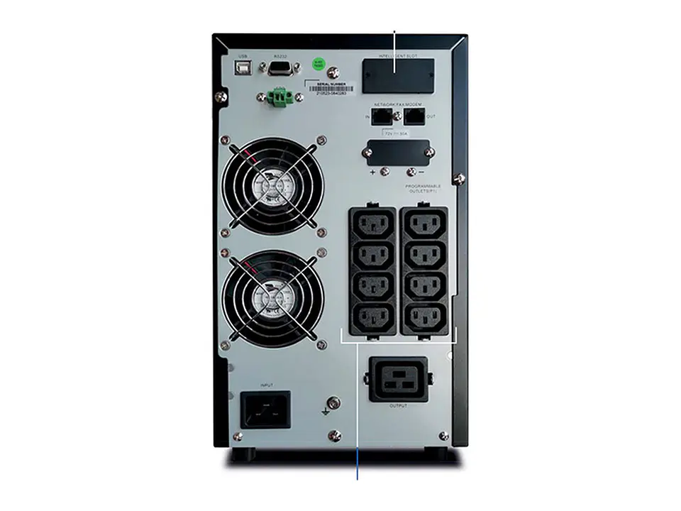 CDP UPO11-3AXI - UPS UPO11i(AX), On-Line, 3000VA, 3000W, 220VAC, 6 salidas IEC-C13/14 2