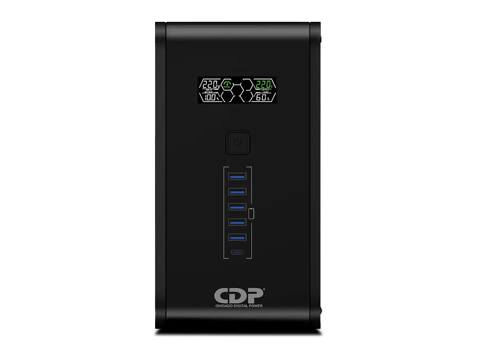 CDP R-Smart 751i - UPS Interactivo (Chicago Digital Power), 750VA / 375W 1