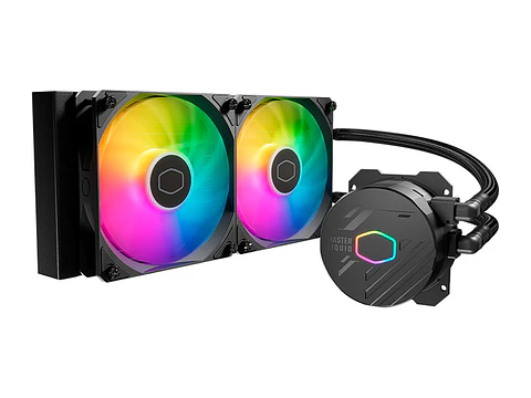 Cooler Master MLW-D24M-A18PS-R1 - Refrigeracion líquida MasterLiquid 240L Core ARGB, Numero de ventiladores: 2