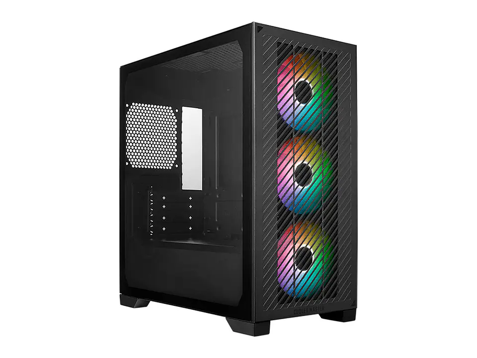 Cooler Master E301-KGNN-S00 - Case Elite 301, MiniTower, Negro, ATX, USB 3.2 Gen 1 Tipo-C / Tipo-A, Audio 1