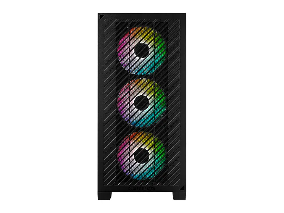 Cooler Master E301-KGNN-S00 - Case Elite 301, MiniTower, Negro, ATX, USB 3.2 Gen 1 Tipo-C / Tipo-A, Audio 2
