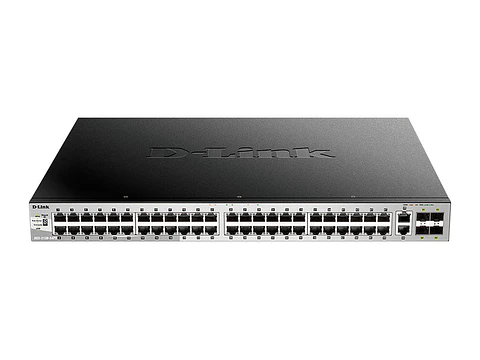 D-Link DGS-3130-54PS - Switch, Administrable, Apilable de capa 3