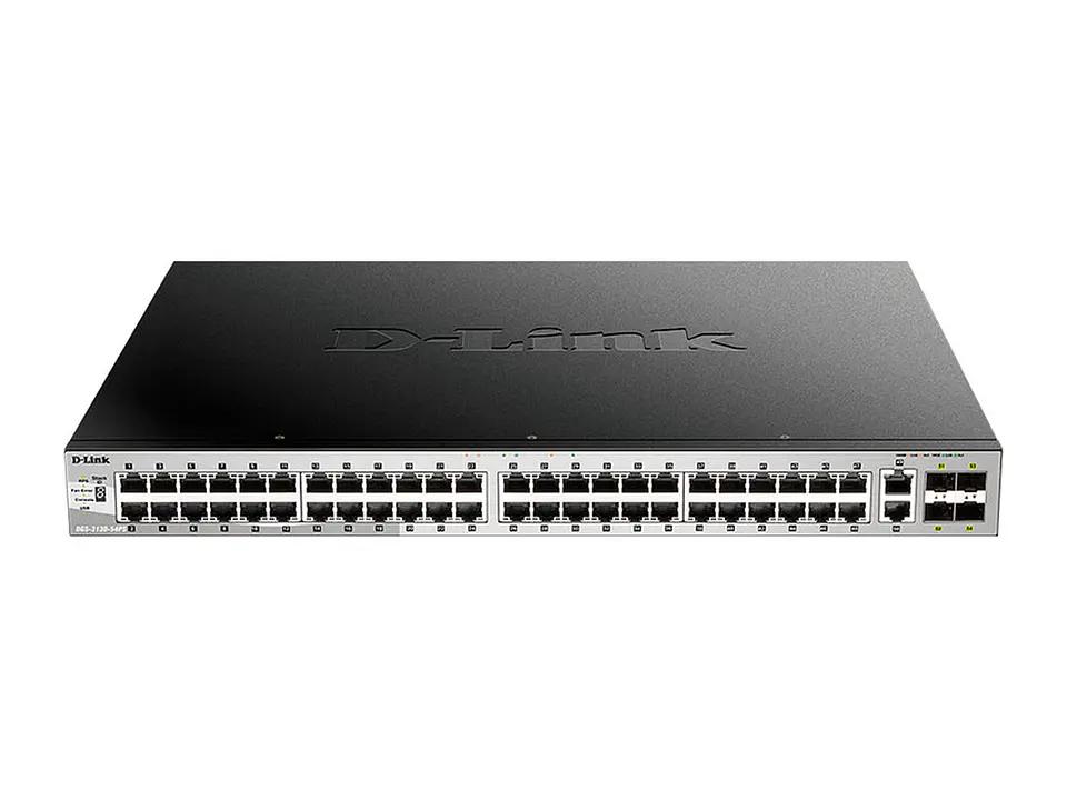 D-Link DGS-3130-54PS - Switch, Administrable, Apilable de capa 3 1