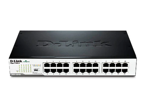 D-Link DES-1024D - Switch, 10/100 Mbps, 24 x RJ-45, CSMA/CD, para Rack, Autovoltaje