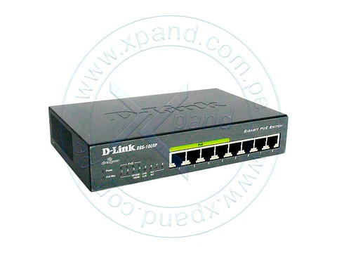D-Link DGS-1100-08PV2 - Switch DGS-1100-08P, Capa 2, 8 puertos RJ-45 LAN GbE, PoE, Auto MDI/MDIX