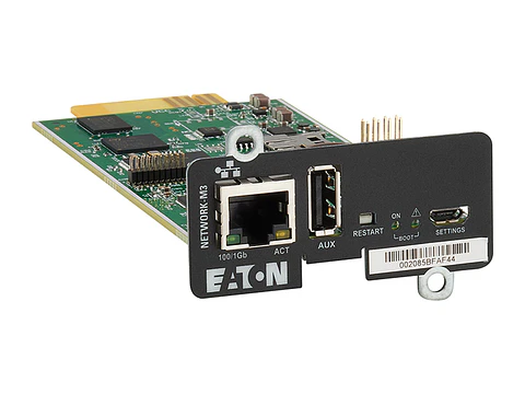 Eaton 744-A4920 - Tarjeta de Administracion de red GbE, Ranura: Mini-Slot, Ethernet 10/100/1000BaseT