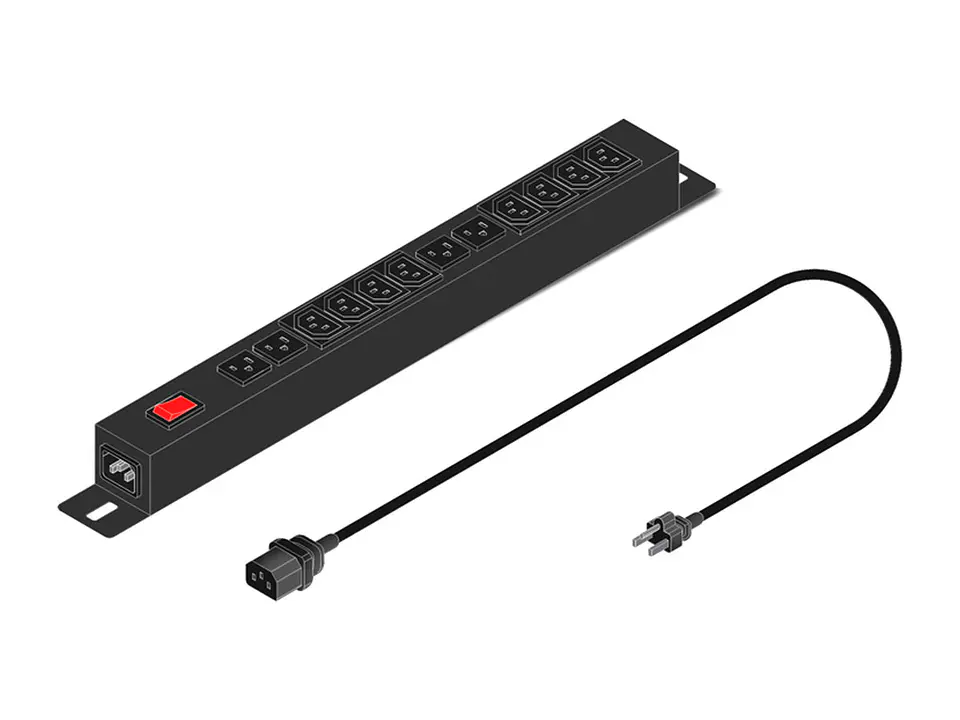 Unidad de Distribución de Energía (PDU), Modelo: PDU-H-12T-10A-4(N5-15R)-8(C13)-C14-1U 1