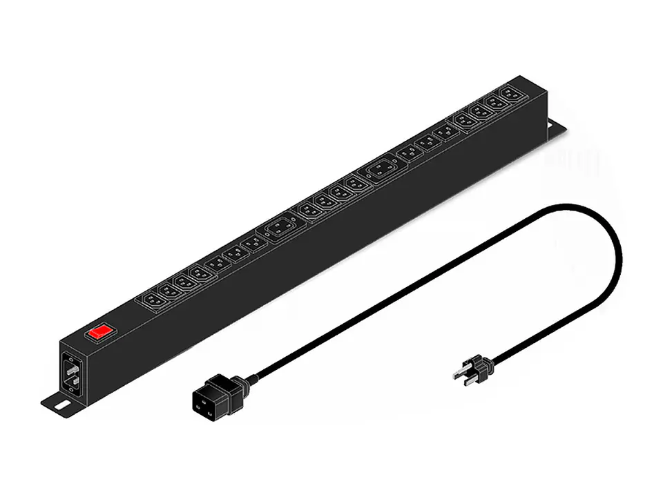 Unidad de distribución de energía ELISE, PDU-V-20T-15A-6(N5-15R)-12(C13)-2(C19)-C20-0U 2