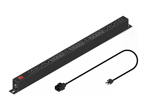 Unidad de distribución de energía ELISE, PDU-V-24T-15A-8(N5-15R)-12(C13)-4(C19)-C20-0U